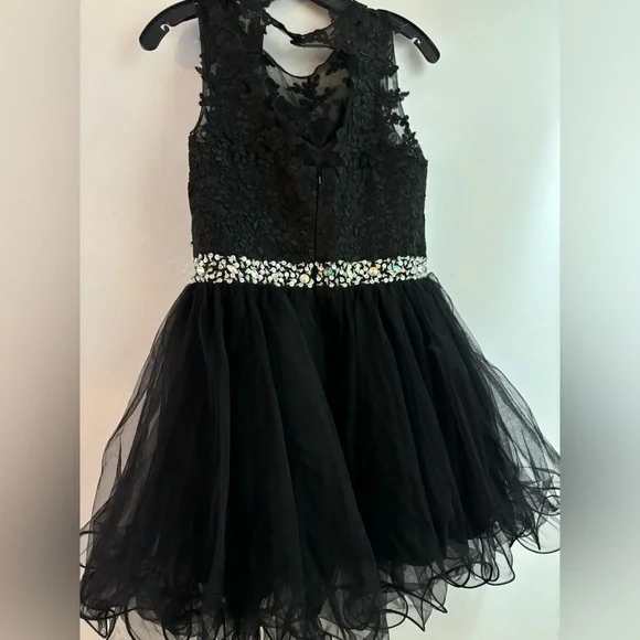 New Appliques Prom Dresses Short Tulle Homecoming Party Cocktail Gowns - Picture 8 of 14